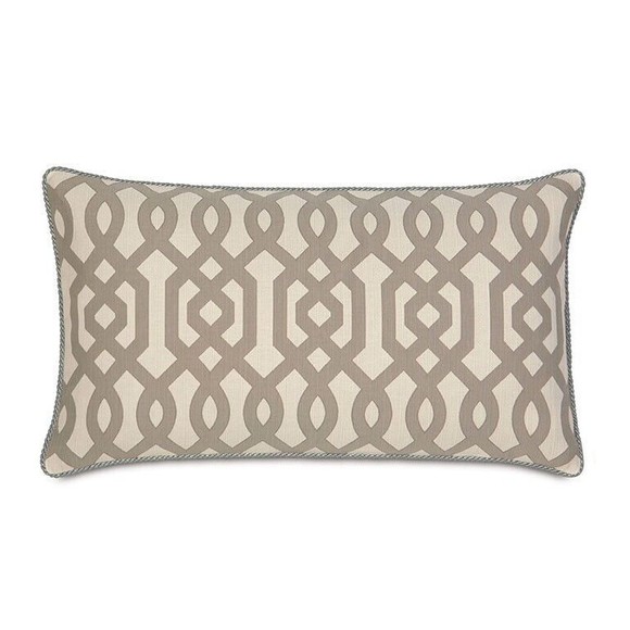 2 Eastern Accents Rayland King Pillow Shams Set Trellis - Picture 1 of 6